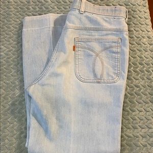 Vintage Levis Orange Tab Action Slacks Bell Bottom 70s Sz 32